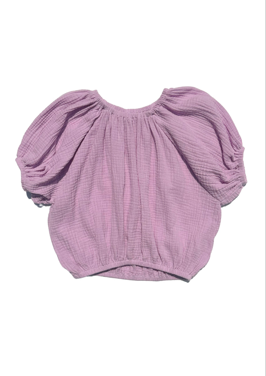 Alexis Top Orchid Gauze