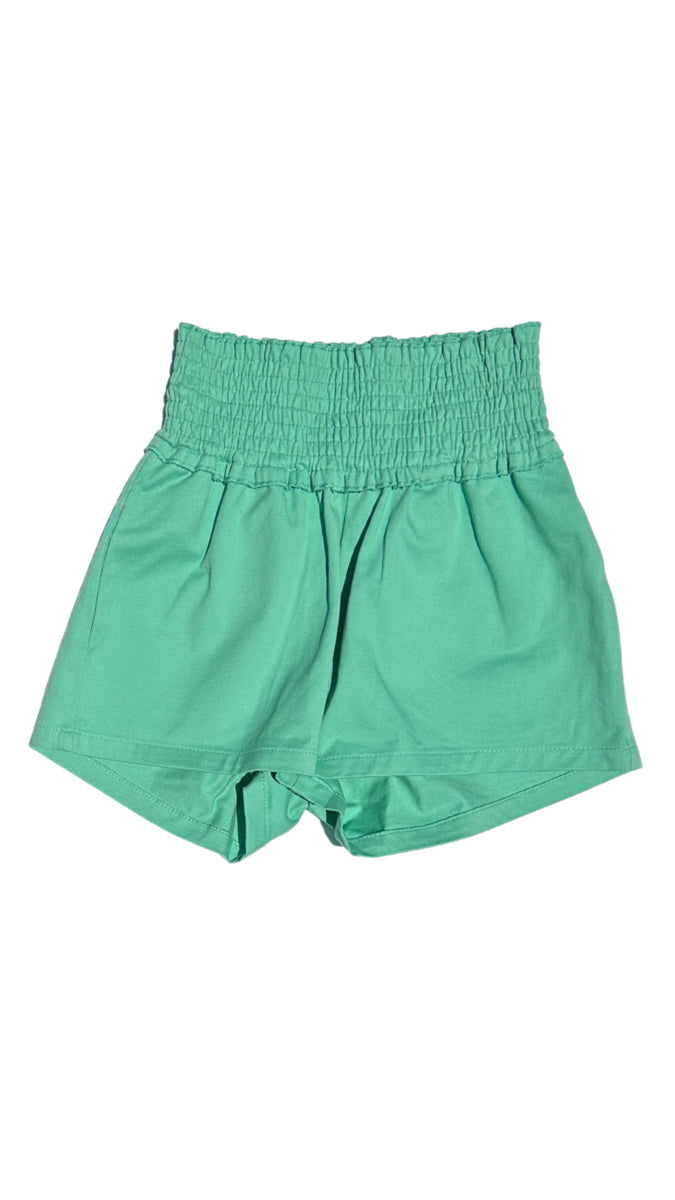 Chloe Shorts Teal Twill