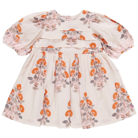 Girls Evelyn Dress Cloud Bouquet Floral