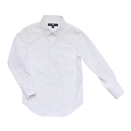 Bowen Arrow Button Down – Wentworth White