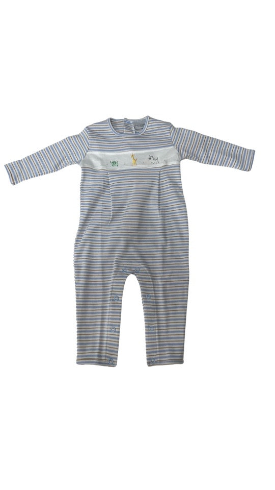 BABY SAFARI COVERALL WITH BAND