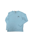 Load image into Gallery viewer, Powder Blue Shark Long Sleeve Performance Tee Shirt
