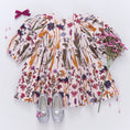 Load image into Gallery viewer, Girls Brooke Dress Autumn Flowers
