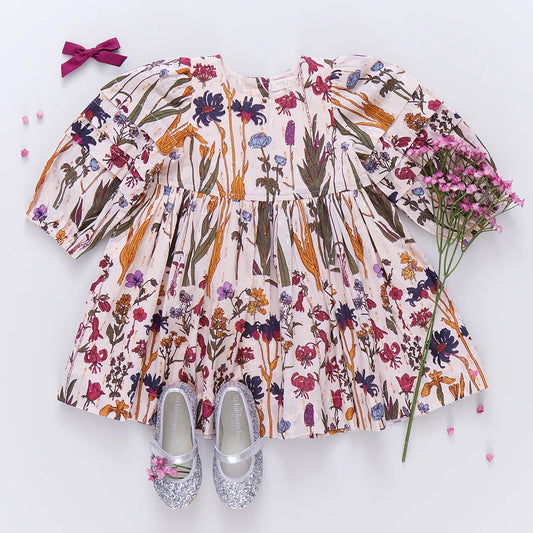 Girls Brooke Dress Autumn Flowers