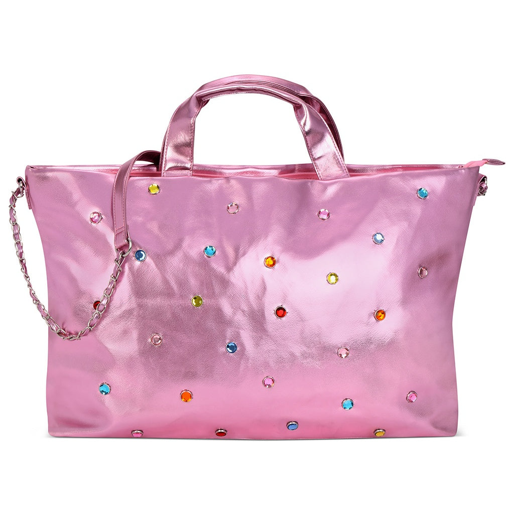 Pink Candy Gem Overnight Bag