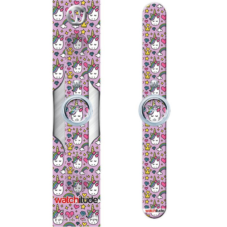 Watchitude Slap Watch- Princess Unicorn