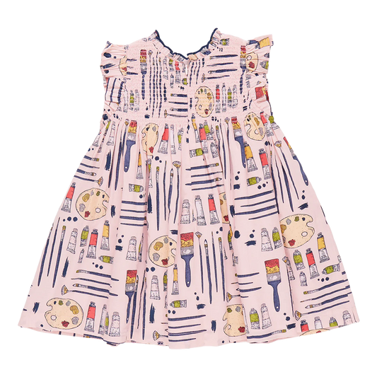 Girls Stevie Dress - Tiny Artist