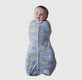 Load image into Gallery viewer, Woombie Grow with Me 5 Swaddle- Blue Camo
