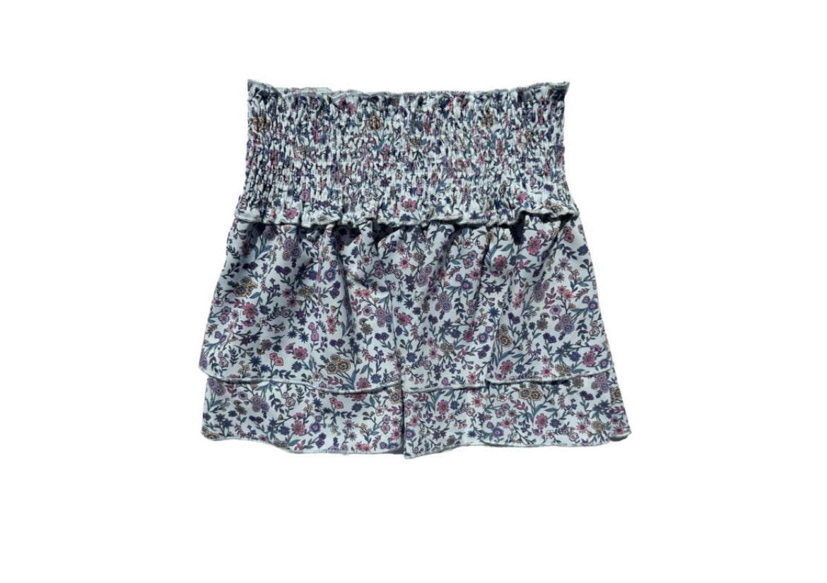 Scottie Skirt Purple Floral