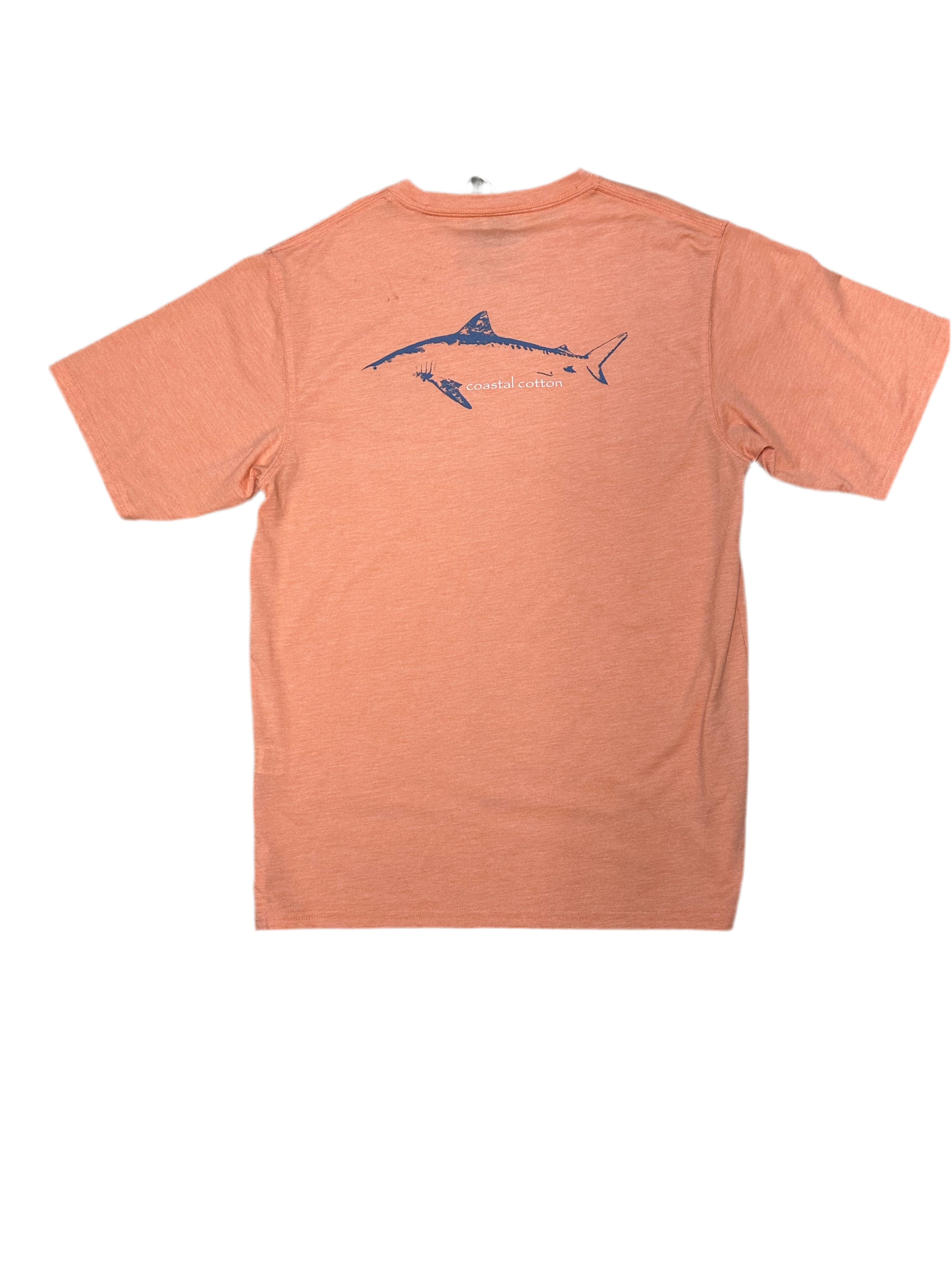 Sunset Shark Short Sleeve Performance Tee Shirt