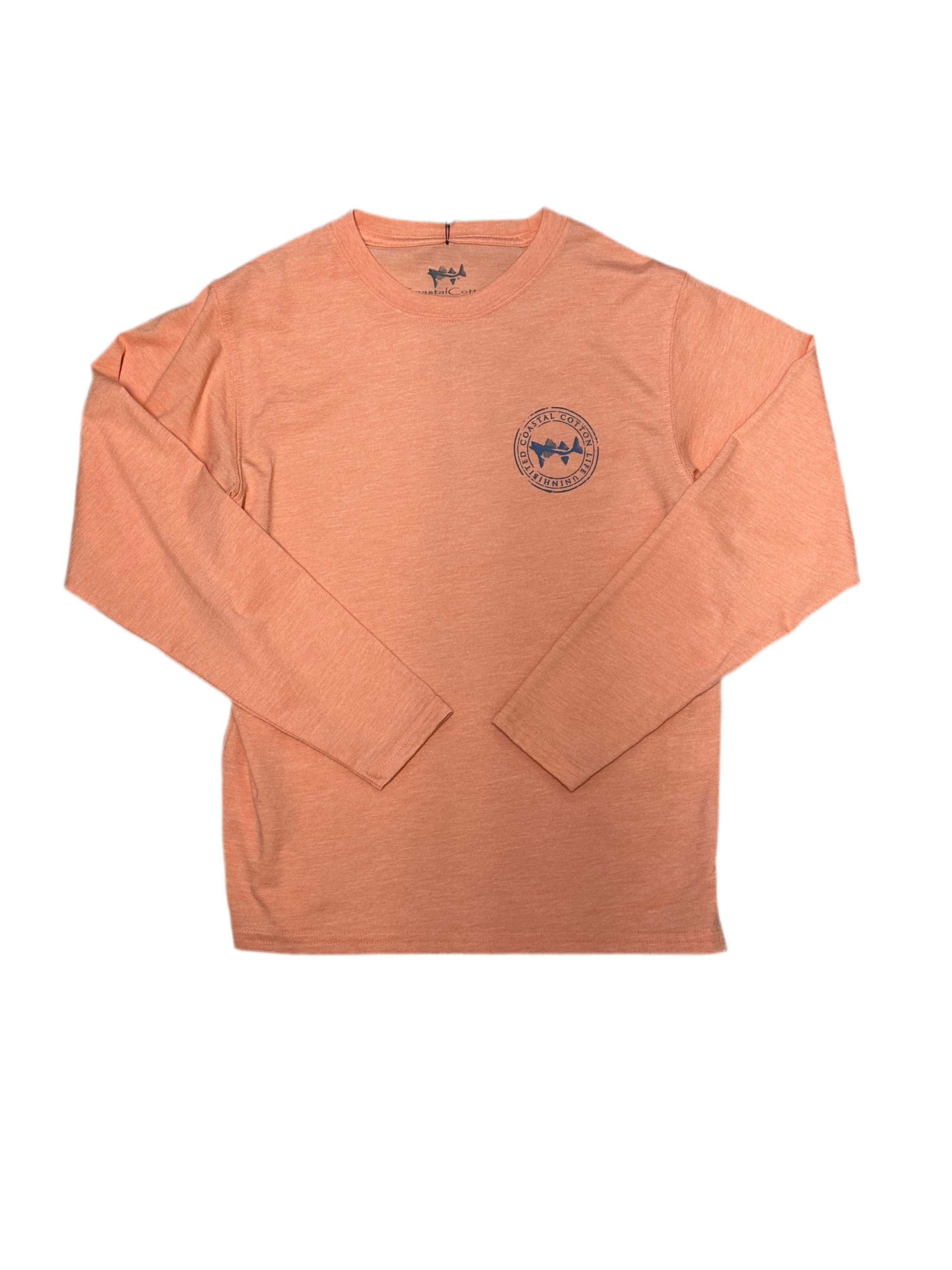 Sunset Shark Long Sleeve Performance Tee Shirt