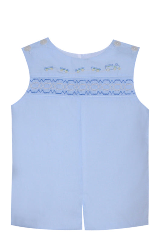 Blue Smocked Train Wren Shortall