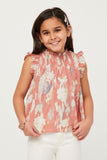 Load image into Gallery viewer, Watercolor Smocked Ruffled Tank
