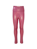 Load image into Gallery viewer, Metallic Pink Athletic Leggings
