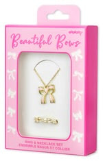 Beautiful Bows Ring and Necklace set