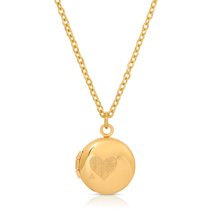 Mini Engraved Locket-More Love (Heart)