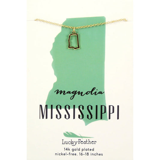 State Love Necklace-Mississippi (State)