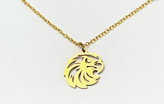 Eagle Pendant Necklace On Gold Filled Chain