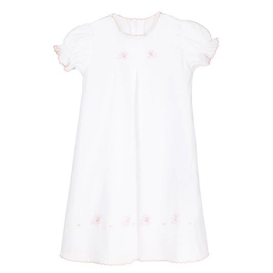 Baby Girl Puppy Cotton Daygown