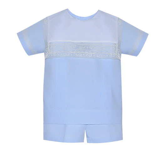 Blue Hank Short Set